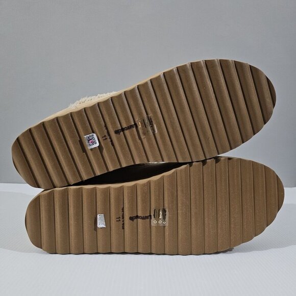 NEW Larroude Vail Ankle Bootie Womens 11 Tan Leather Waterproof Shearling Winter - Picture 11 of 13